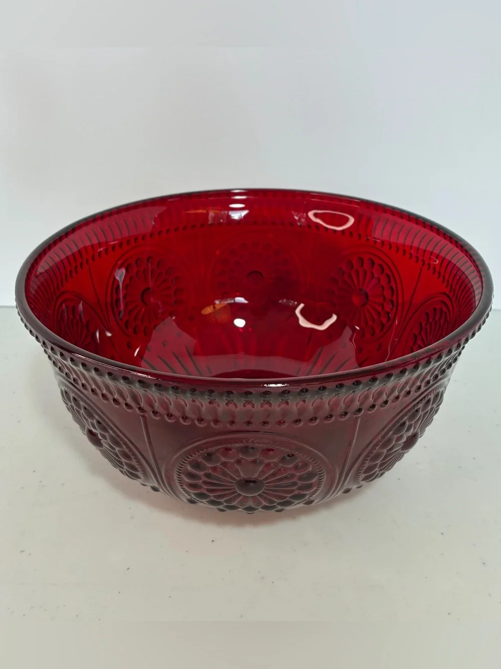 Pioneer Woman Glass Lg Serving Bowl Adeline 9